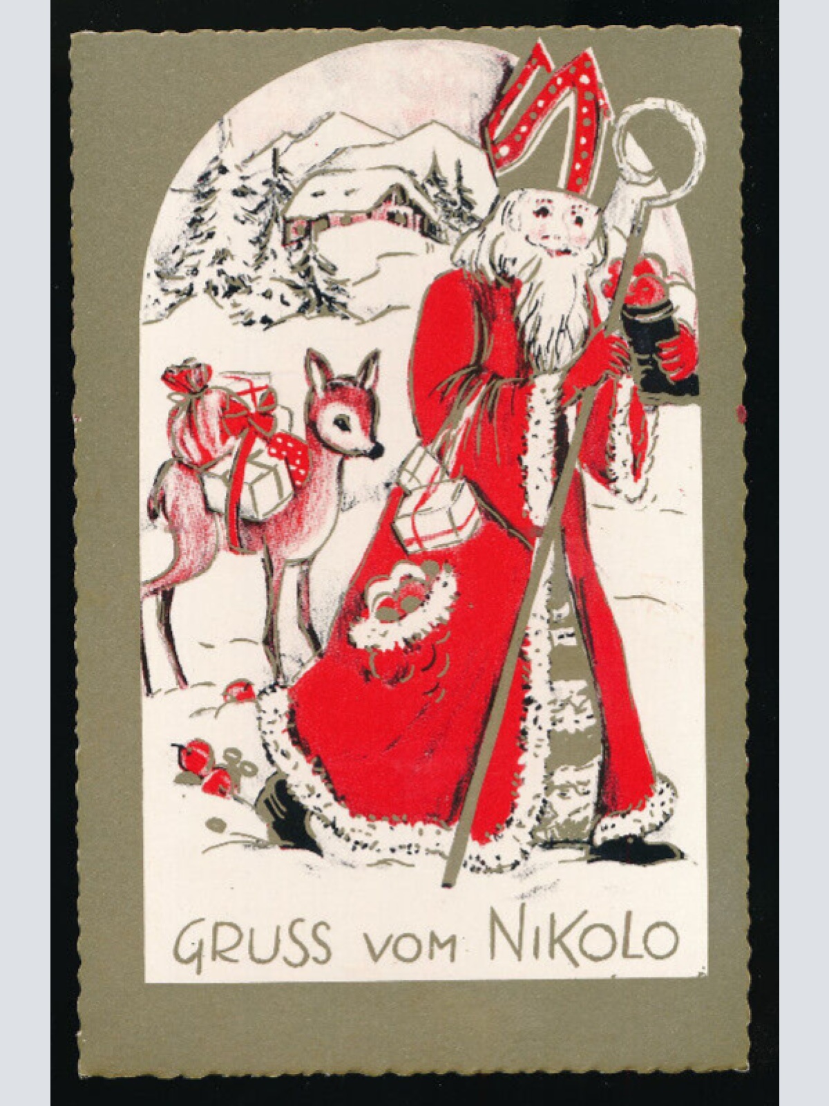 AK gruss vom Kikolo - Kikolaus (5565)