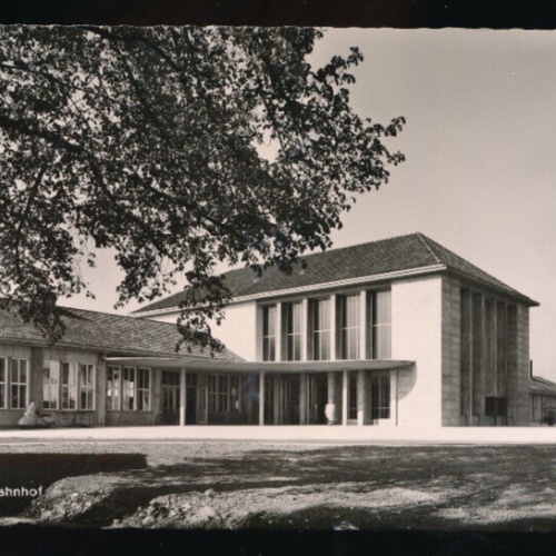 AK aus Ansbach mit Bahnhof Bayern (5838)