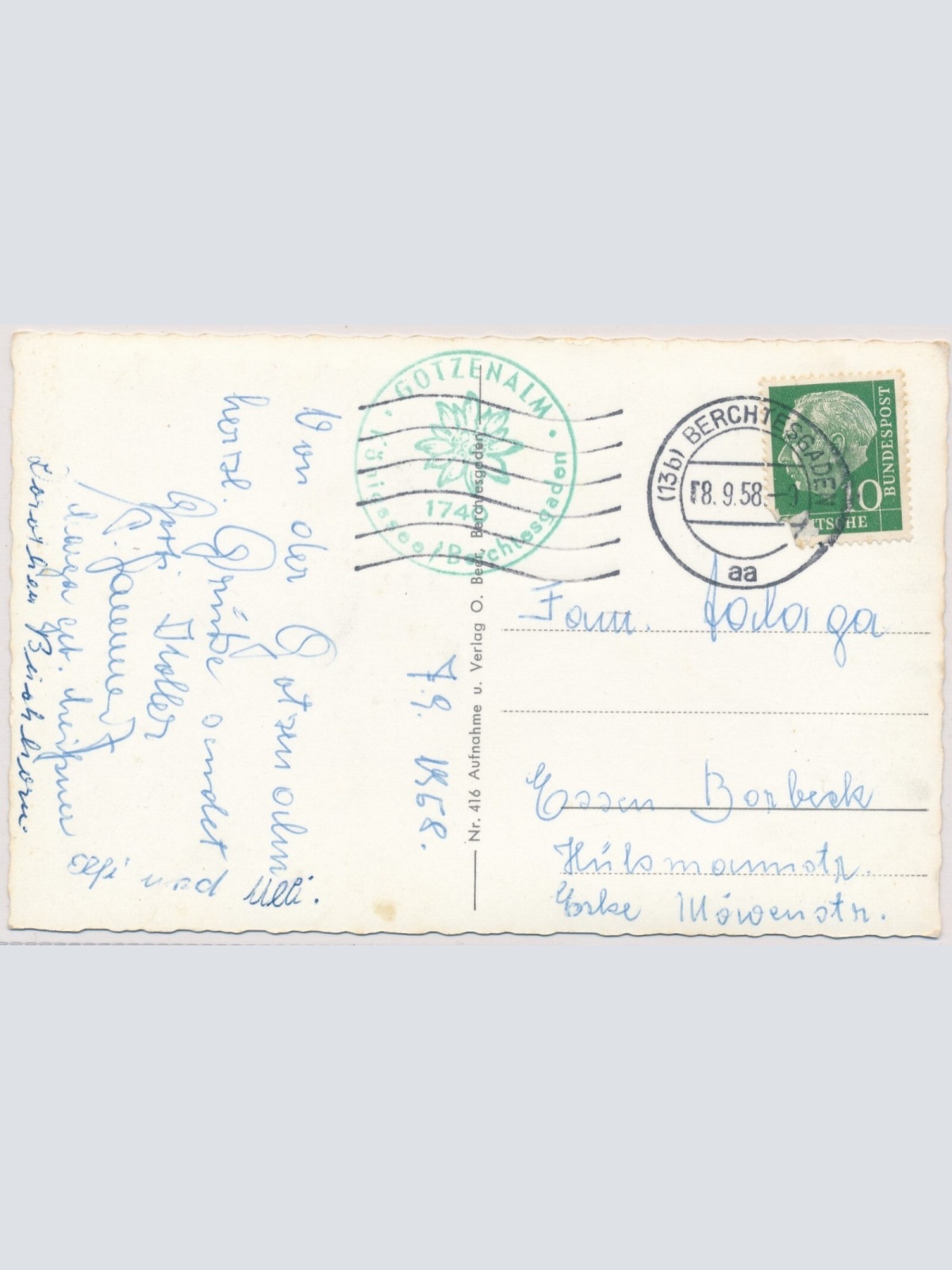 AK, Springlkaser auf der Gotzenalm mit Funtenseetauern, Bayern (S1326)