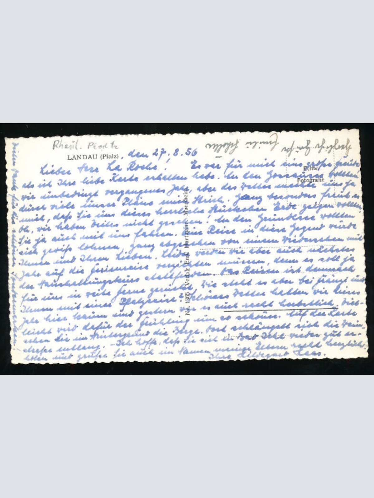 AK aus Landau Rheinland - Pfalz (5841)