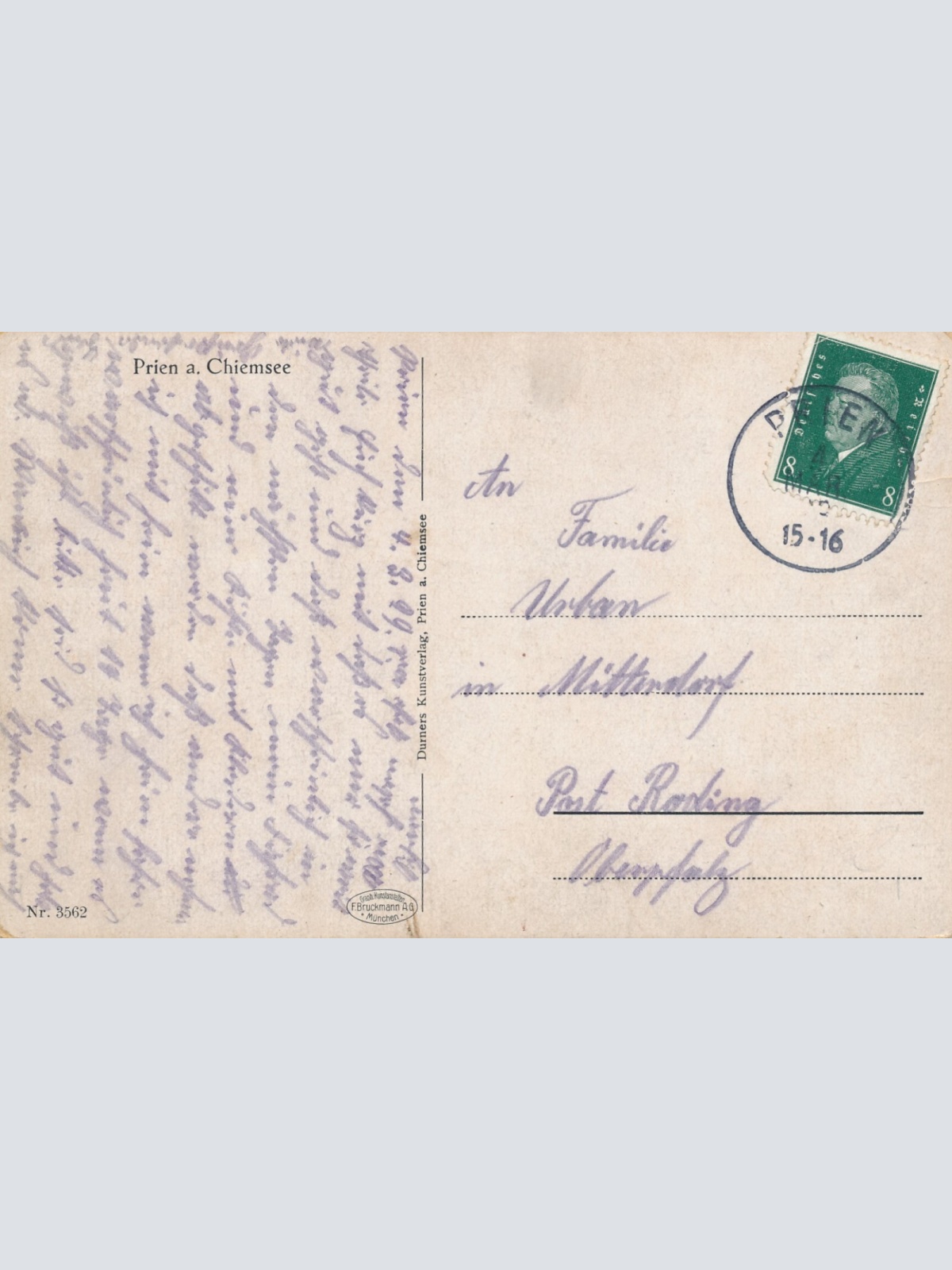 AK, Prien am Chiemsee, Bayern (S1346)