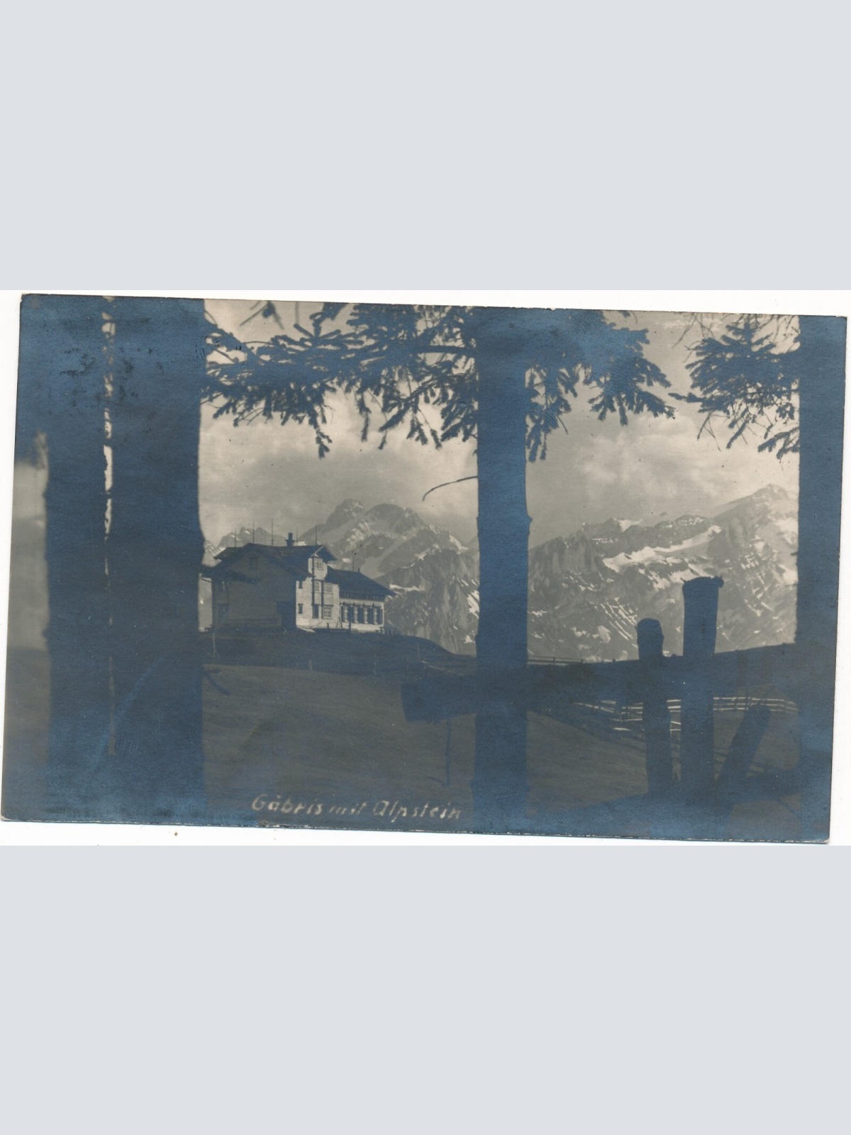 AK, Gäbris mit Alpstein, Schweiz (S1327)