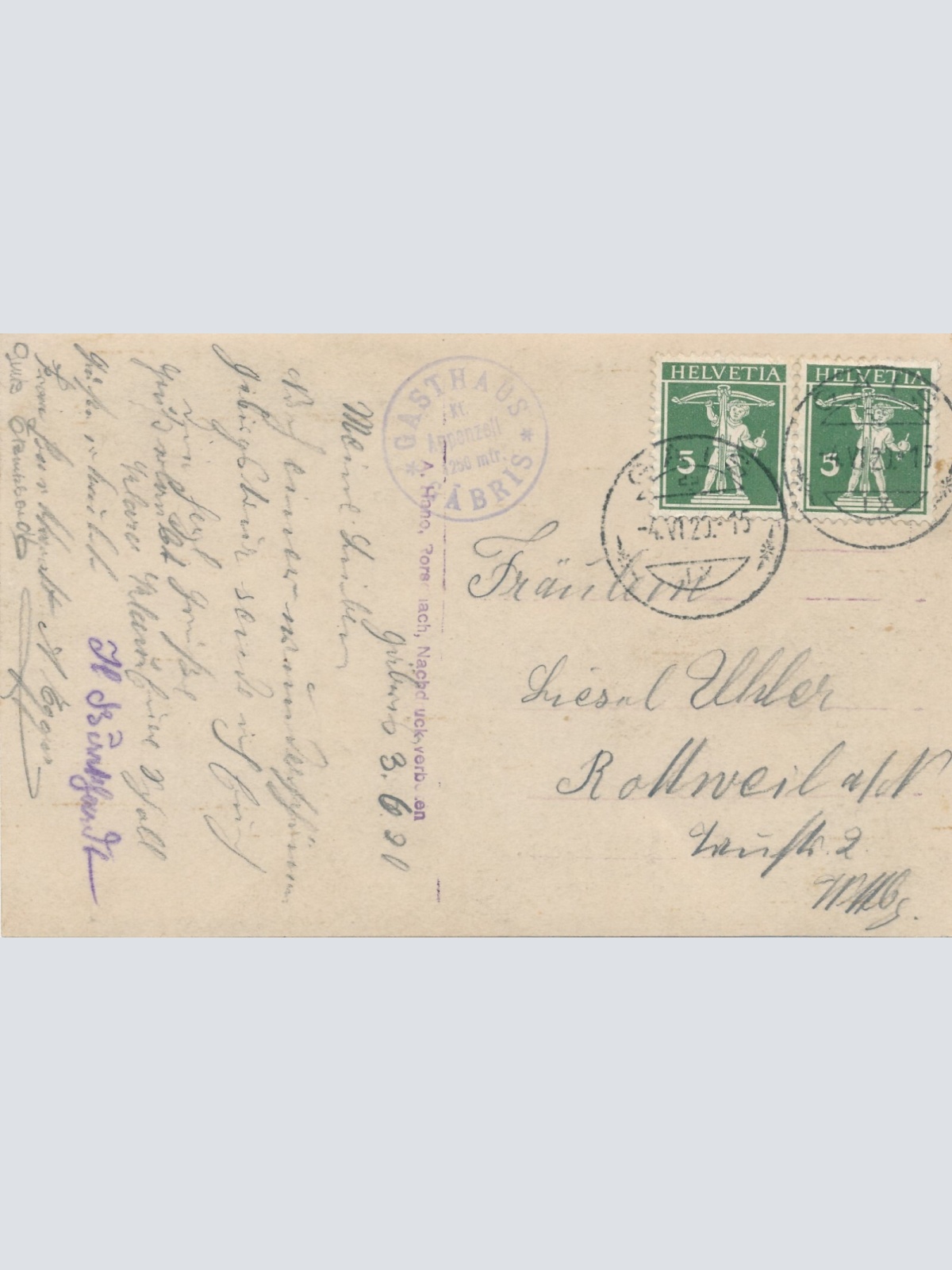 AK, Gäbris mit Alpstein, Schweiz (S1327)