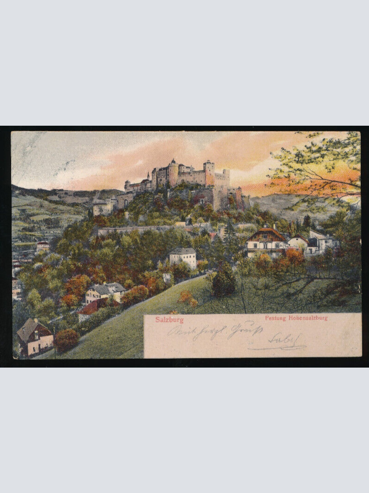AK aus Salzburg Festung Hohensalzburg (5606)