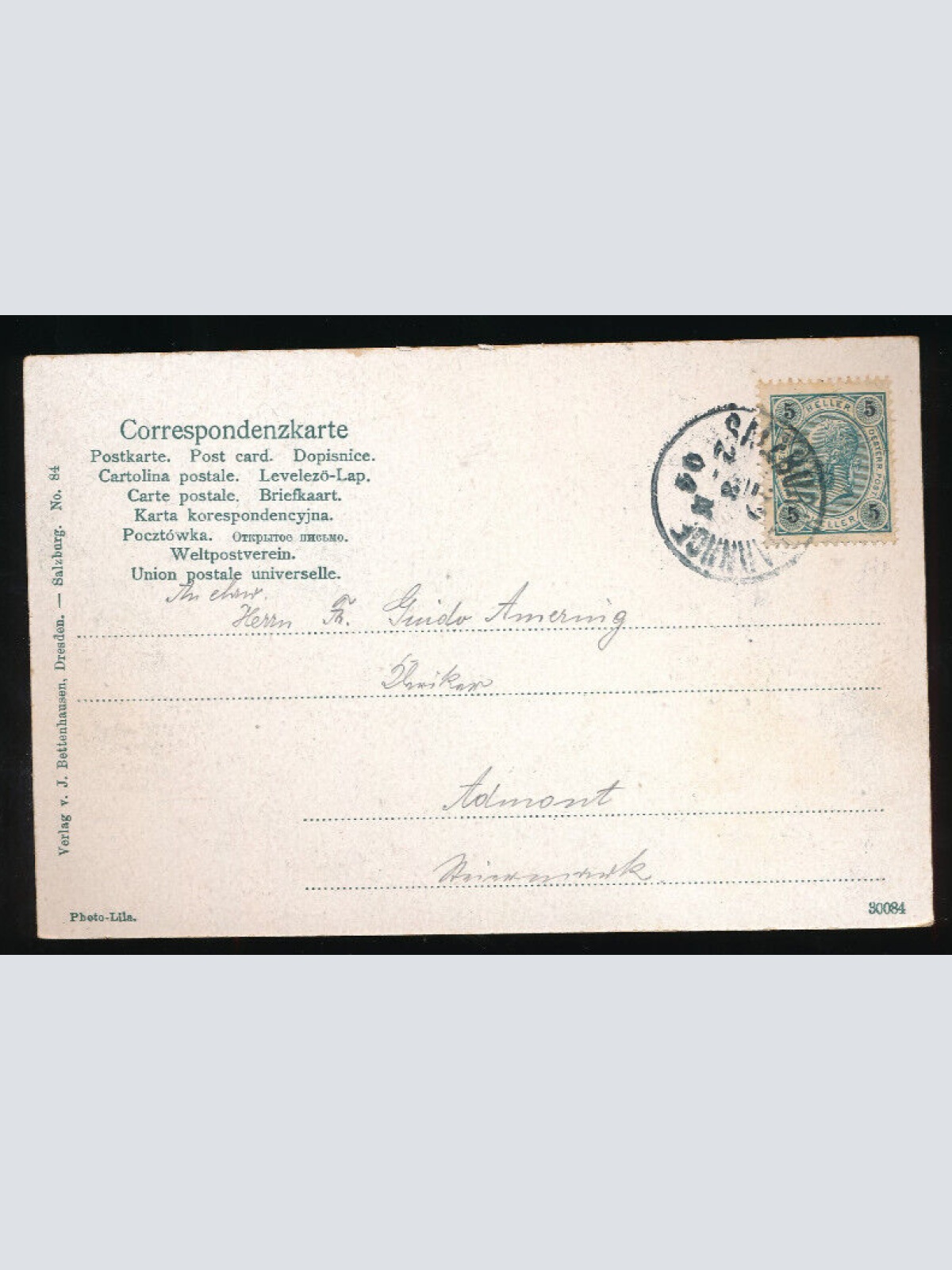 AK aus Salzburg Festung Hohensalzburg (5606)