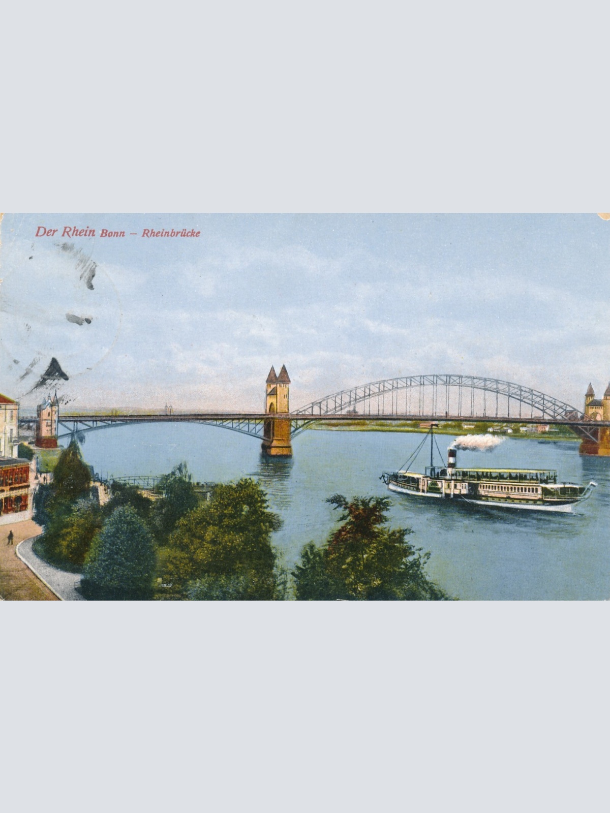 AK, Der Rhein Bonn - Rheinbrücke, Nordrhein-Westfalen (S1290)