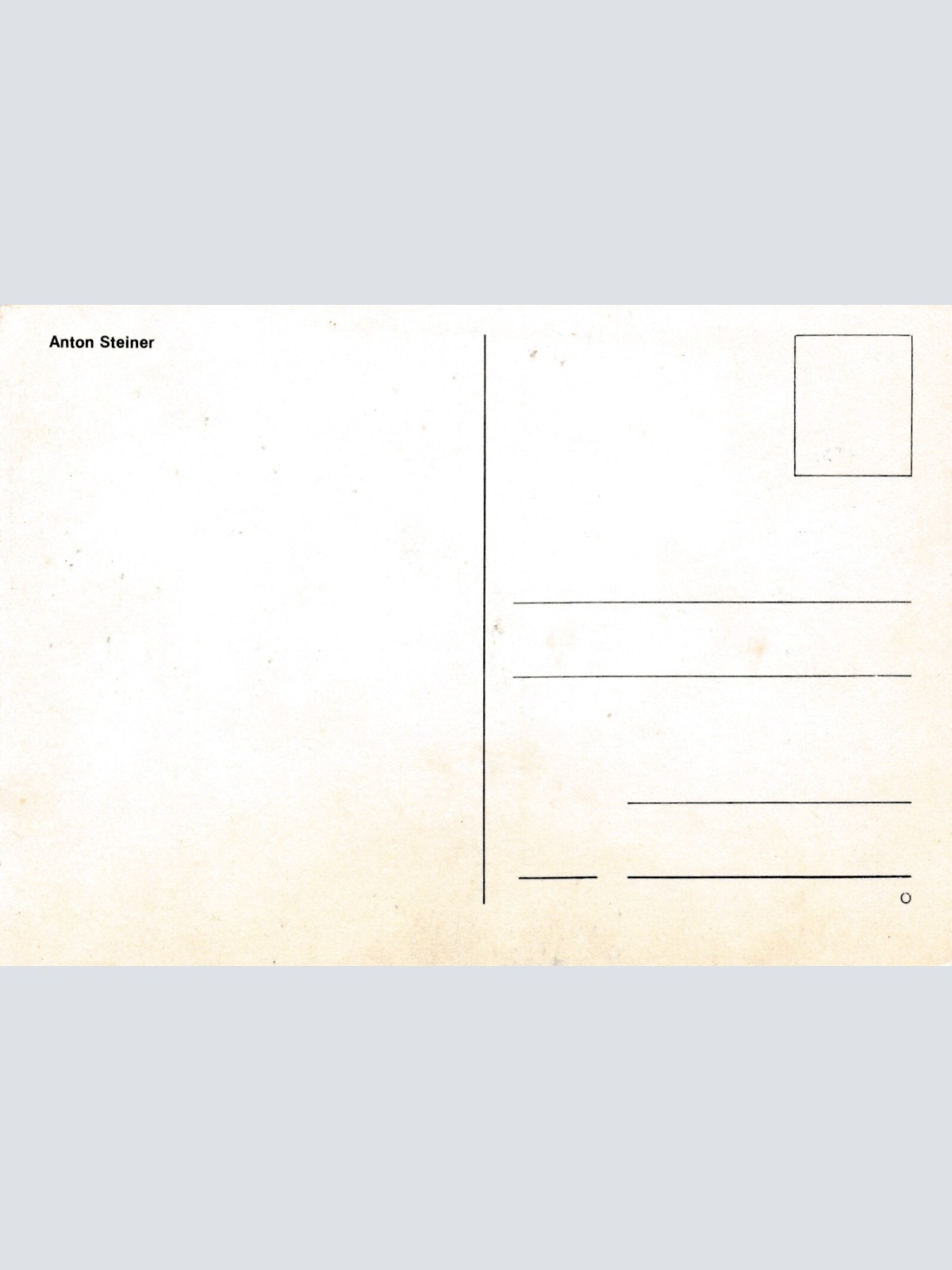 AK, Autogramm-Karte, Anton Steiner, Skirennläufer (S1630)