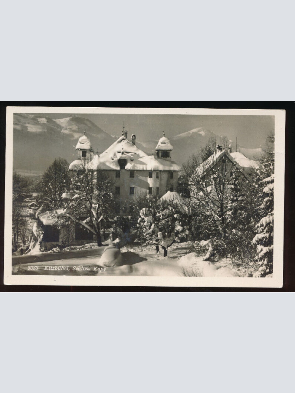 AK aus Kitzbühel mit Schloss Kaps Tirol (5885)