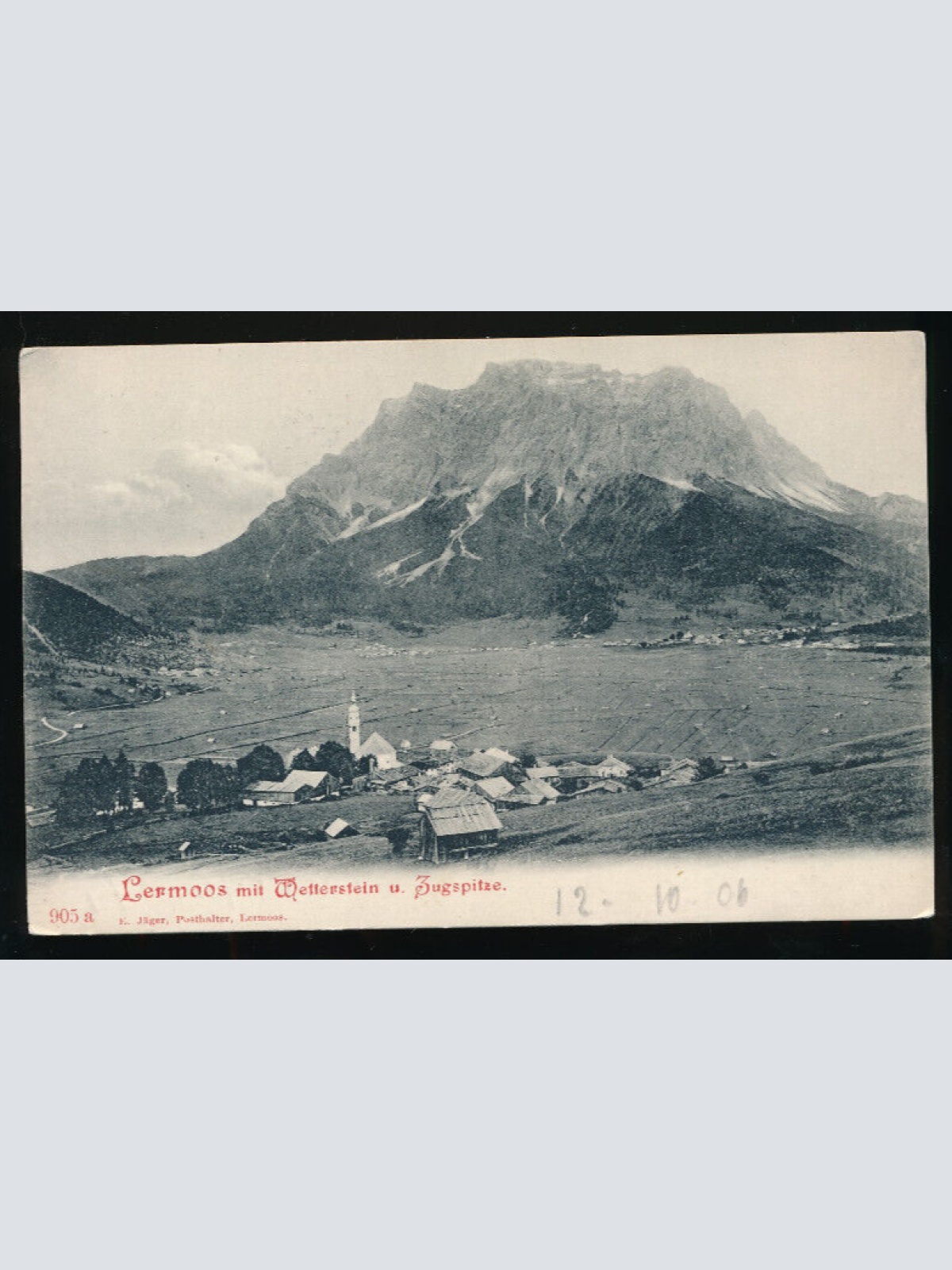 AK aus Leermoos mit dem Wettstein Tirol (5913)