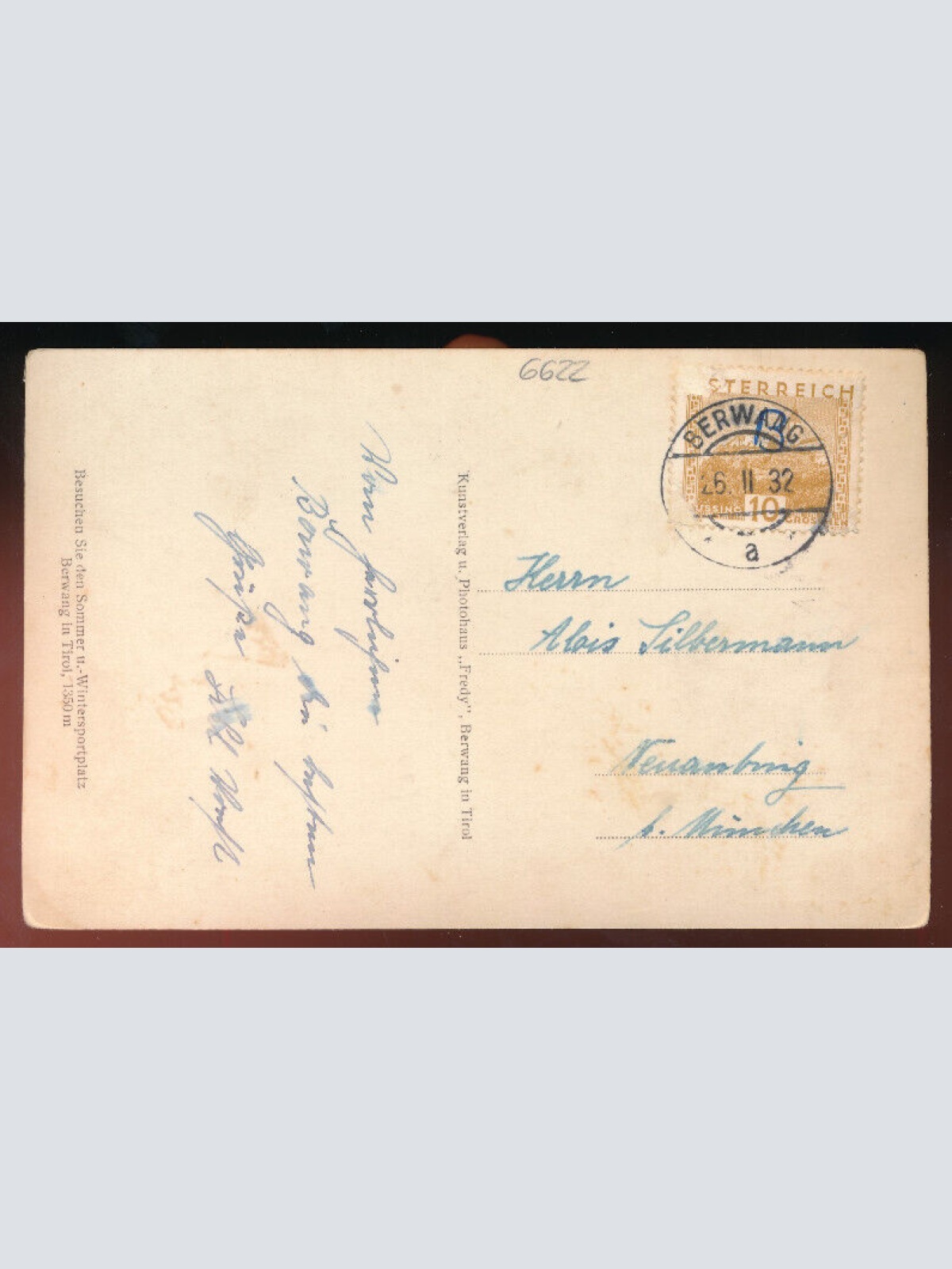 AK aus Berwang Tirol (5914)