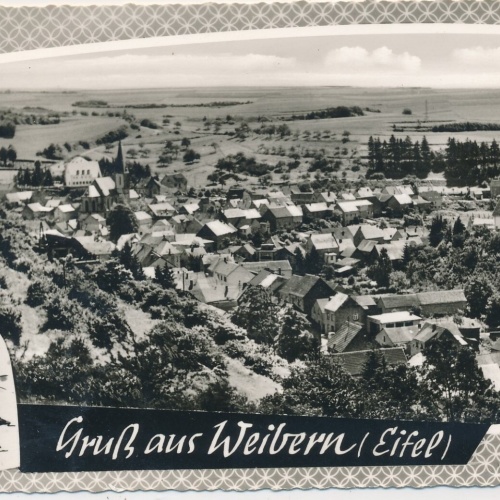 AK, Gruß aus Weibern (Eifel), Rheinland-Pfalz (S1718)