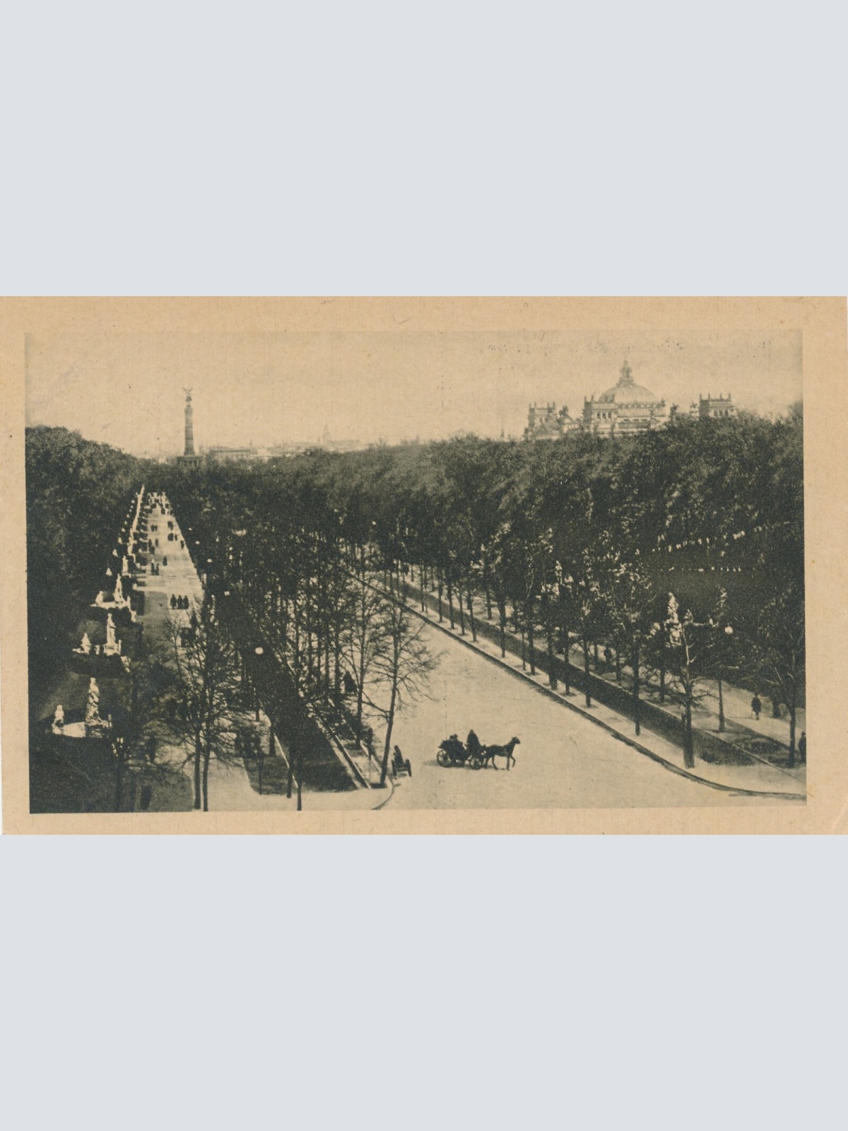 AK, Berlin, Blick in die Siegesallee (S1719)