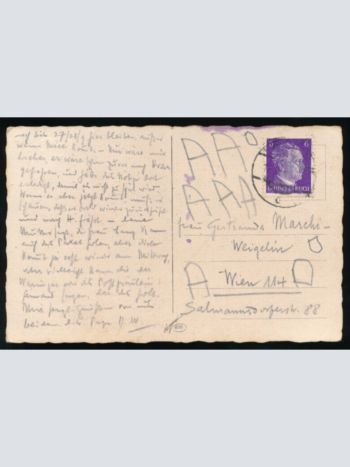 Motiv - Karte von drei Dackeln (5758)