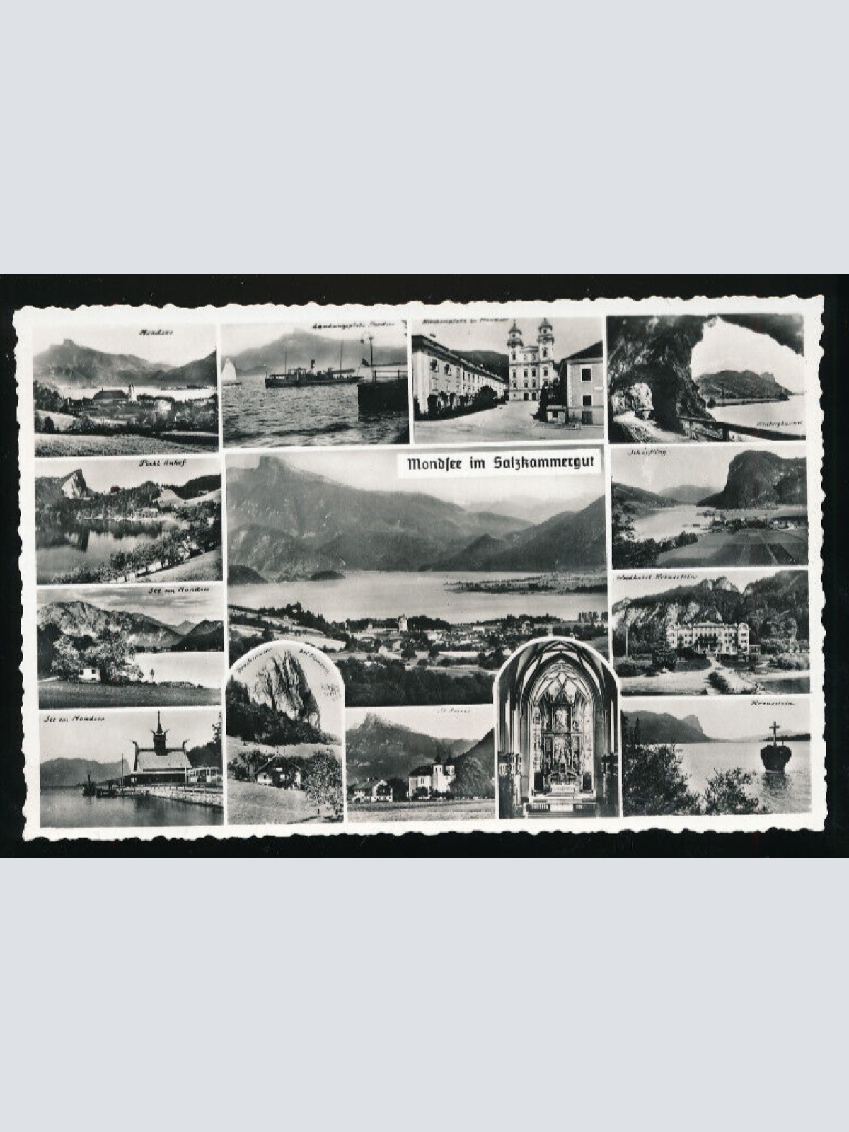 AK aus Mondsee Mehrbildkarte Oberösterreich (5864)