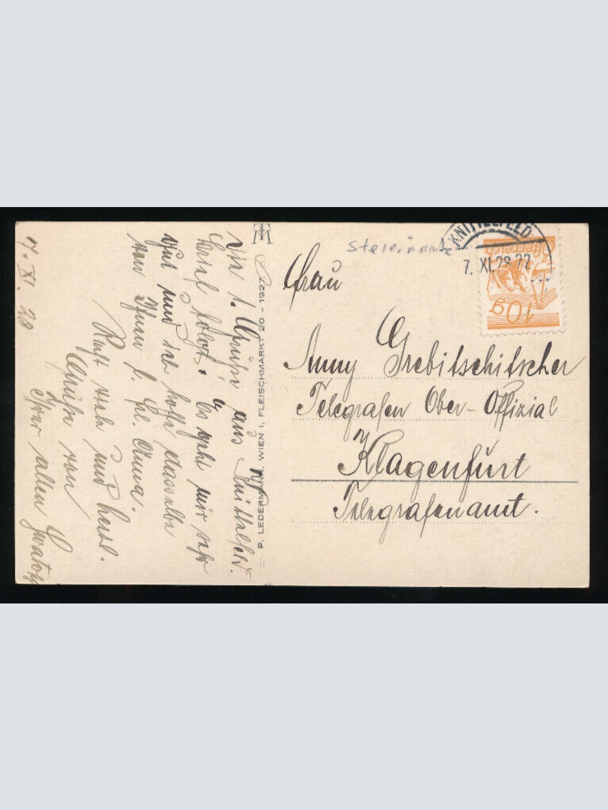 AK aus Knittelfeld mit Schloss Hautzenbichl Steiermark (5868)