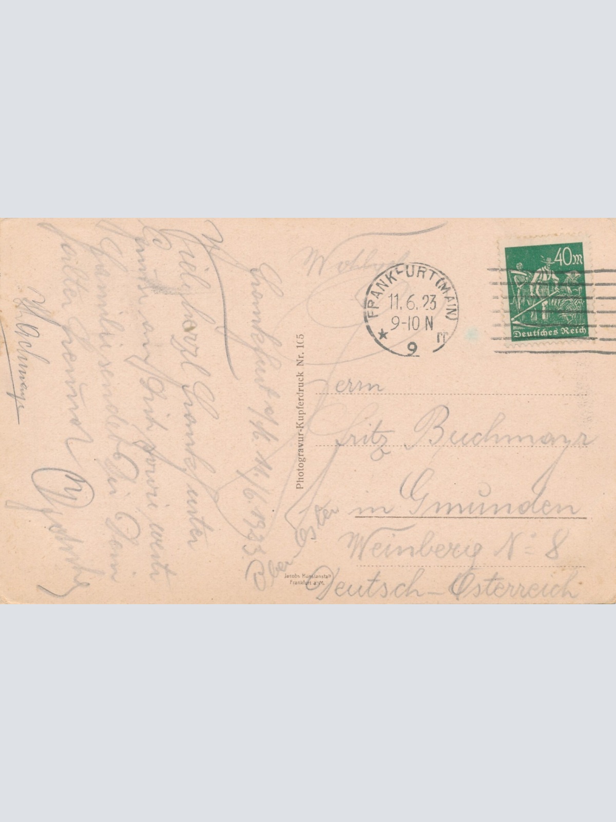 AK, Frankfurt am Main, Hauptwache, Blick in die Zeil, Hessen (S1665)