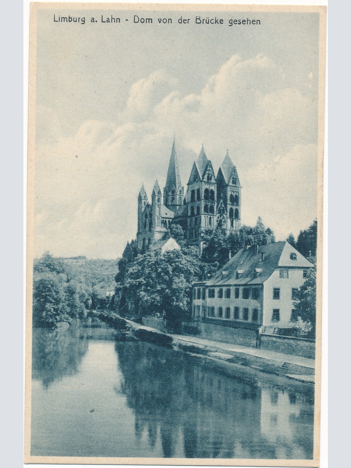 AK, Limburg an der Lahn - Dom von der Brücke gesehen, Hessen (S1669)