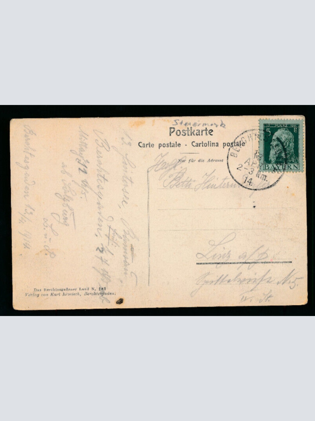 AK aus Ramsau bei Berchtesgaden Steiermark (5869)