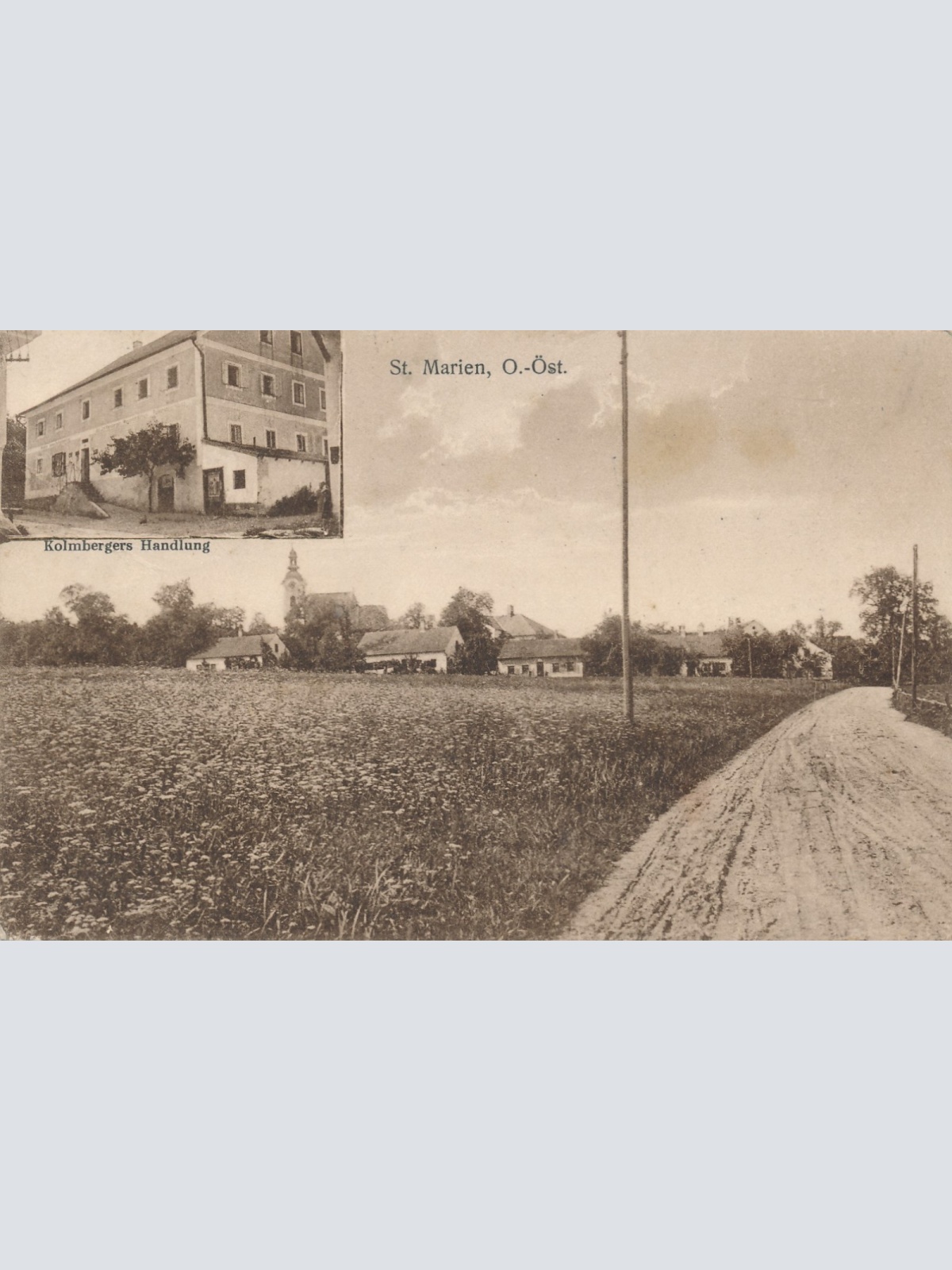 AK aus St. Marien Kolmbergers Handlung Oberösterreich Ansichtskarte (16238)