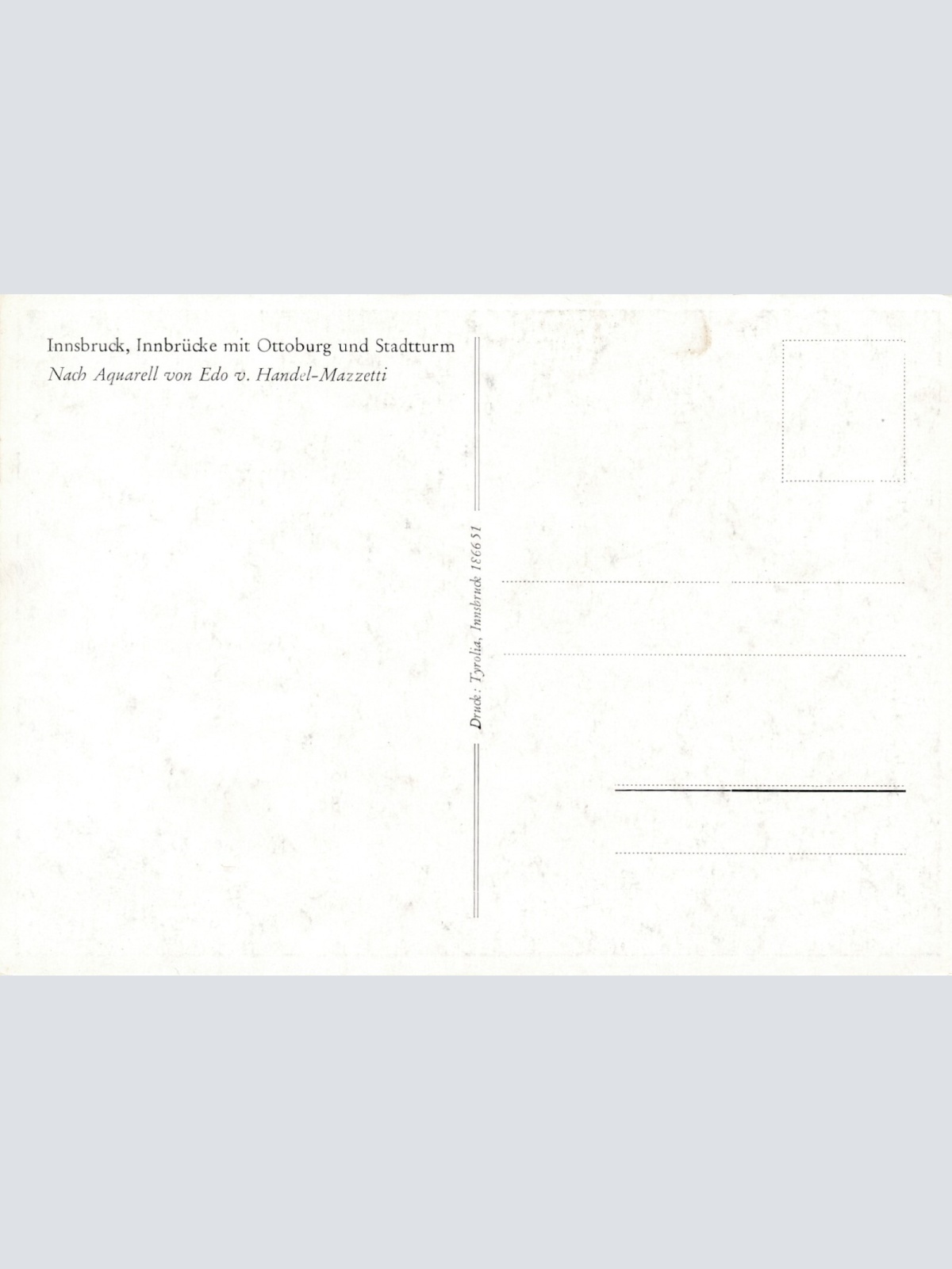 AK, Innsbruck, Innbrücke mit Ottoburg und Stadtturm, Tirol (S1561)