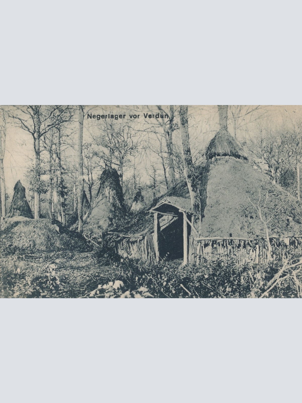 AK, Negerlager vor Verdun, Frankreich (S1896)