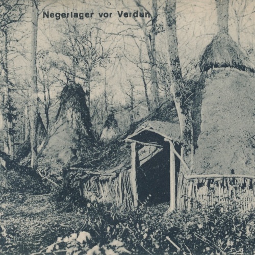 AK, Negerlager vor Verdun, Frankreich (S1896)
