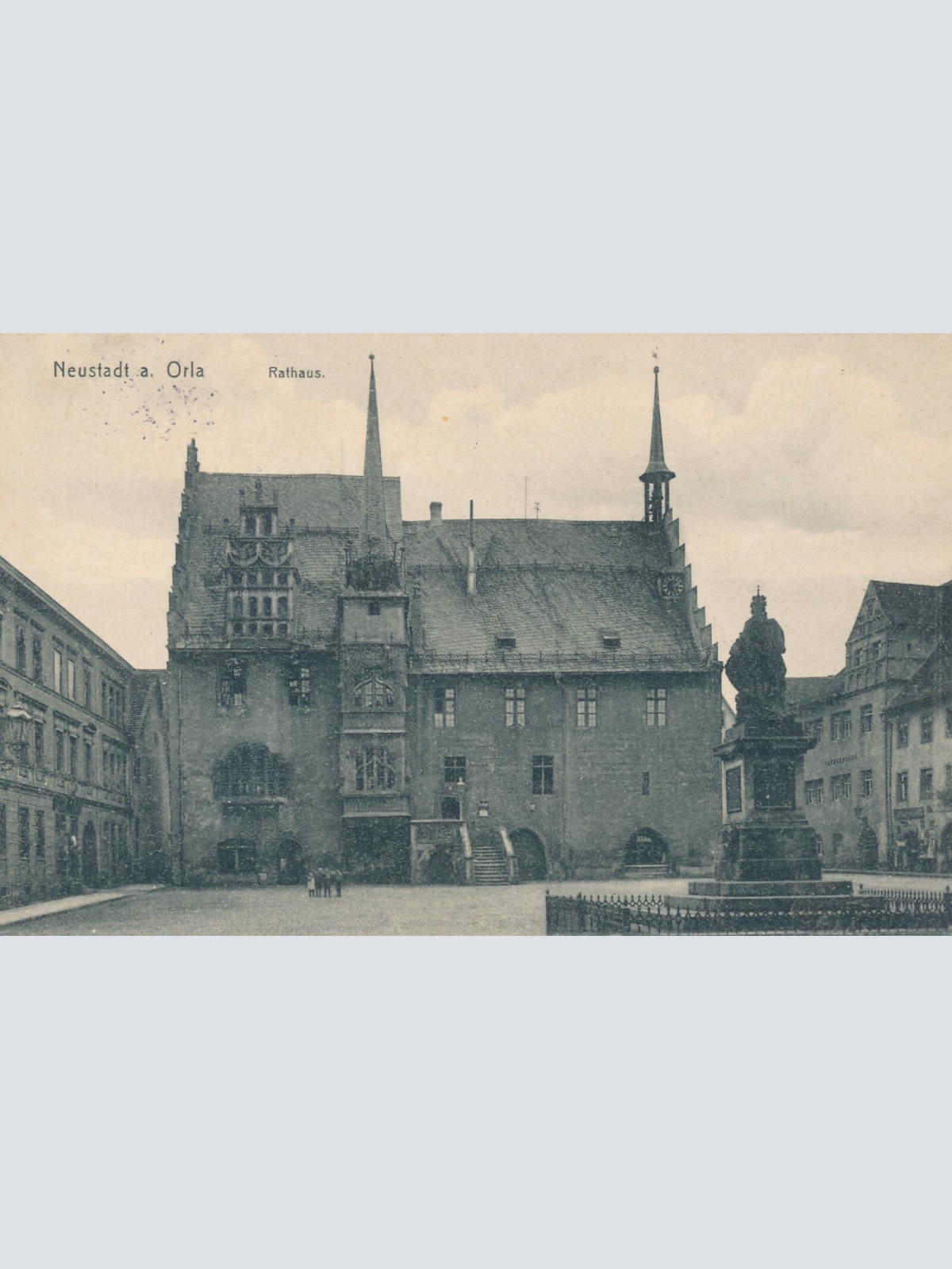 AK, Neustadt an der Orla, Rathaus, Thüringen (S1901)