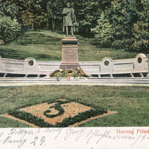 AK, Kiel, Herzog Friedrich Denkmal, Schleswig-Holstein (S1886)