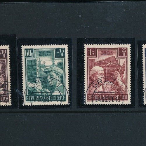 Wiederaufbau II 1951 ANK 977 - 980  (5798)