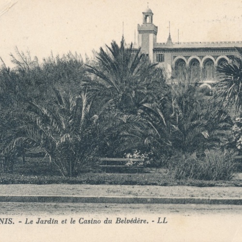 AK, Tunis - Le Jardin et le Casino du Belvedere (S1921)