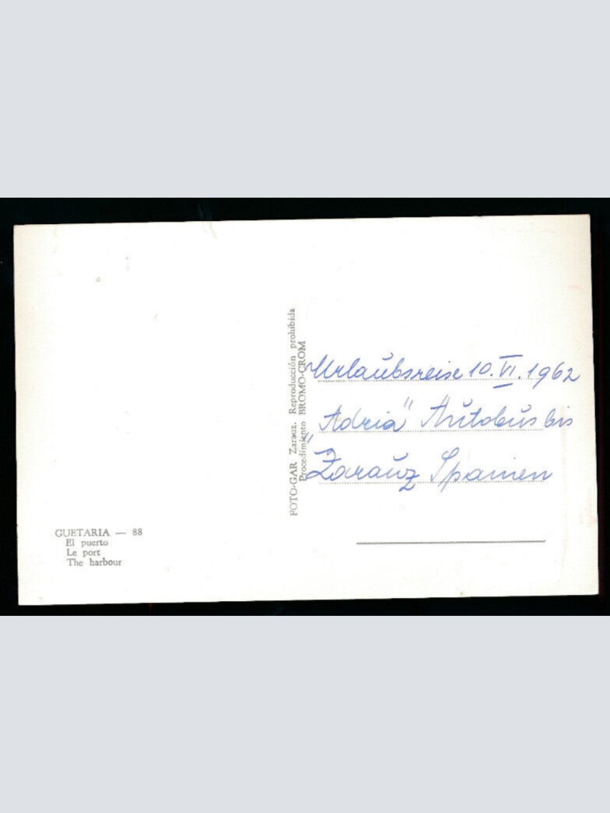 AK aus Guetaria Spanien (5598)