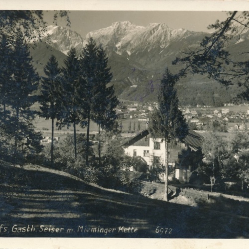 AK, Telfs, Gasth. Seiser, Mieminger Kette, Tirol (S1834)