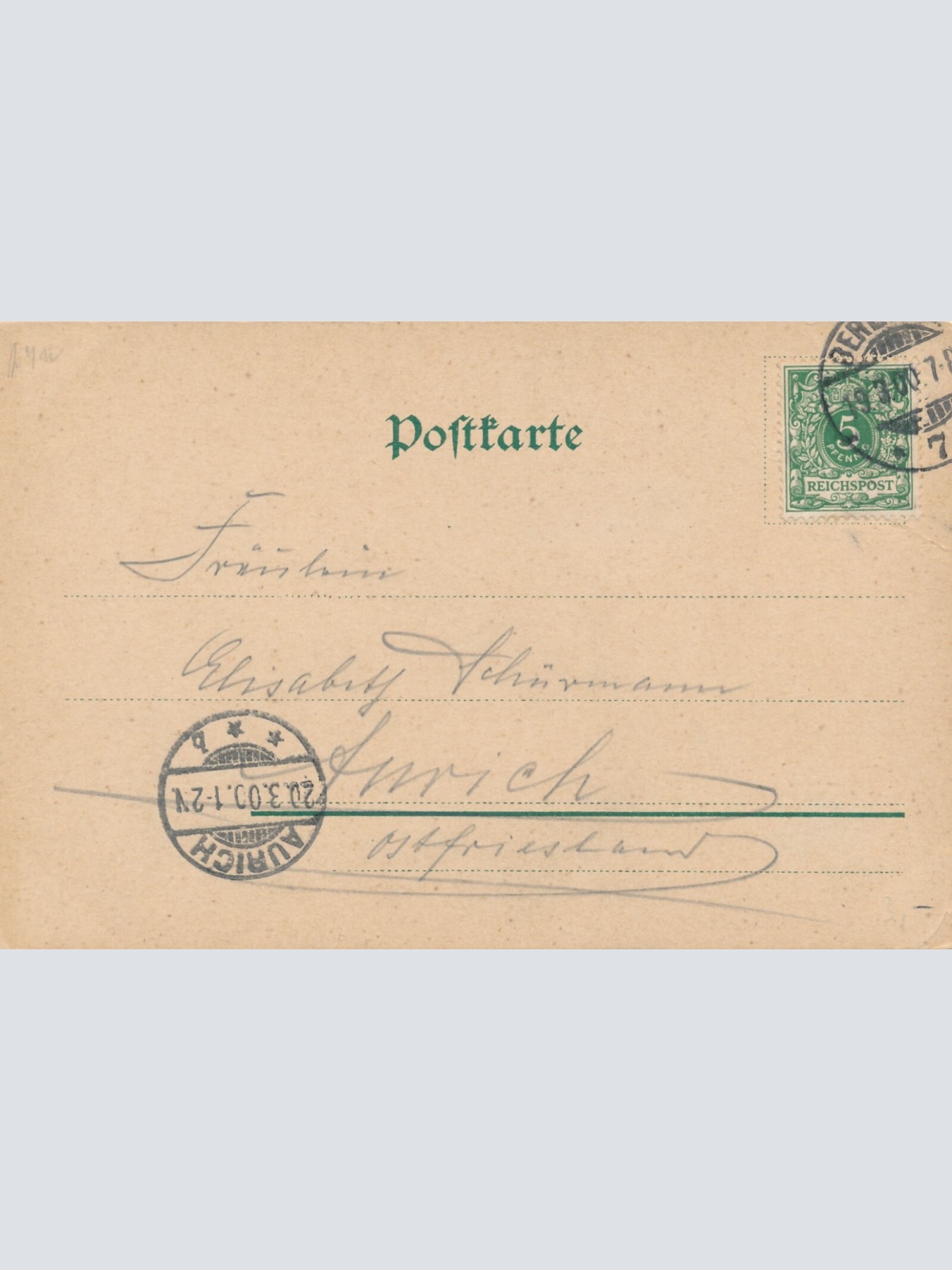 AK, Porträt von einem kleinen Mädchen (S1837)