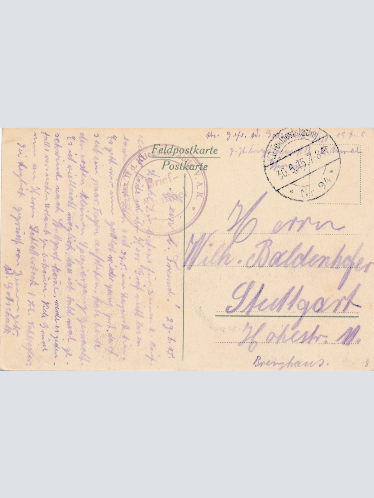 AK, Stenay, Frankreich (S1873)