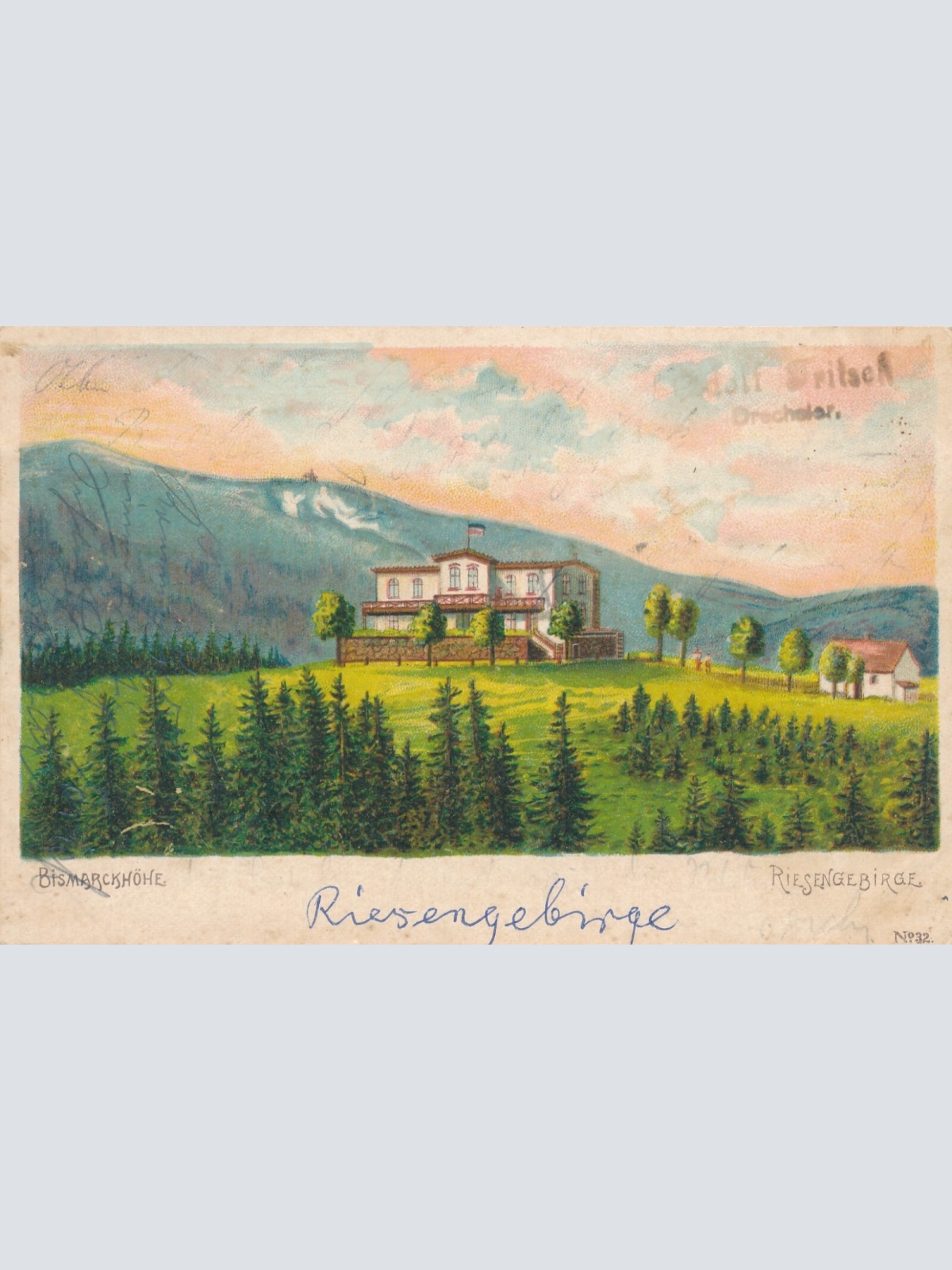 AK, Riesengebirge, Bismarckhöhe, Polen (S1996)