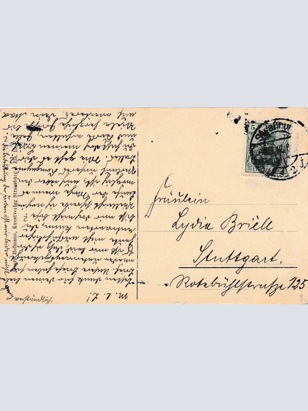 AK, Strassburg, Münster, Blick von der Plattform, Frankreich (S1999)