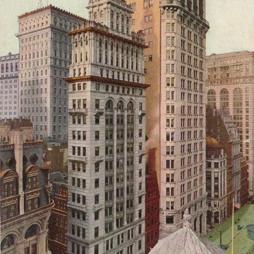 AK, Looking North of J. Pierpont Morgan Building, New York (S1986)