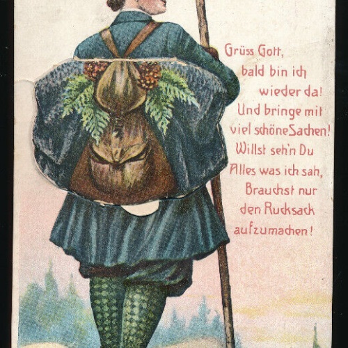 Leporello - Karte von Arthur Thiele aus Karlsbad Baden - Württemberg (5955)