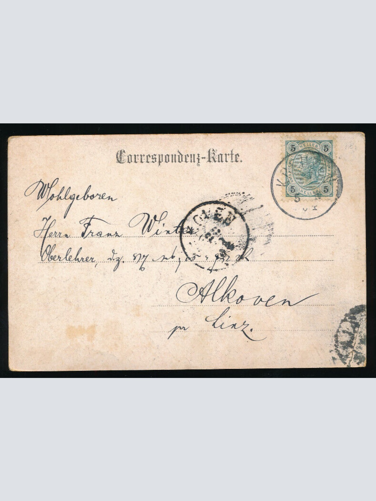 AK gruss aus Bad Kreuzen Oberösterreich (6021)