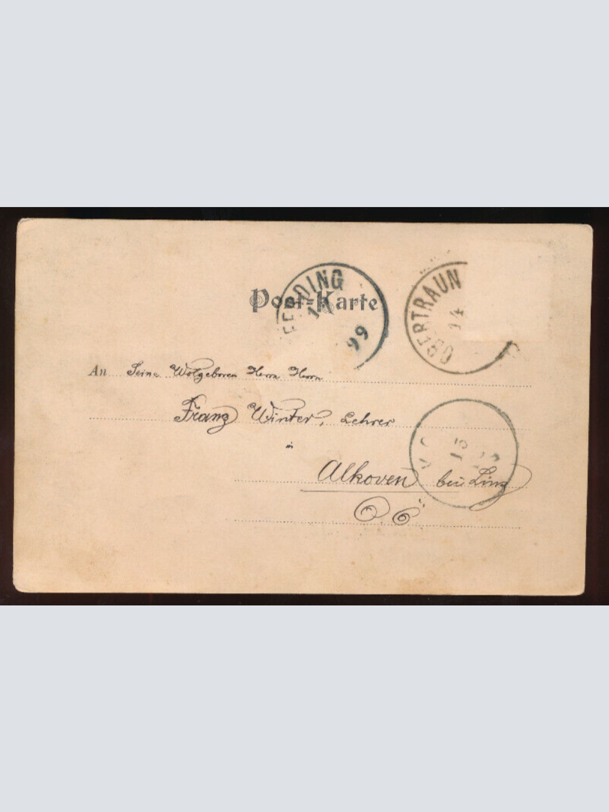 AK aus Obertraun Aussicht gegen Hallstatt Oberösterreich (5935)