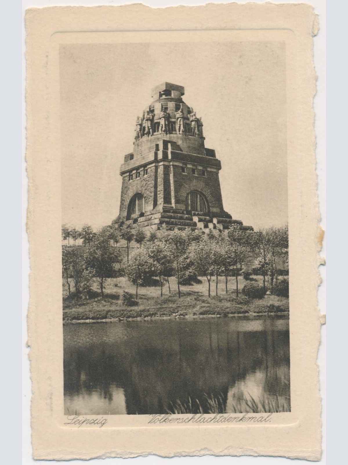 AK, Leipzig, Völkerschlachtendenkmal, Sachsen (S1950)