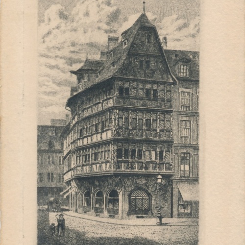 AK, Straßburg, Haus Kammerzell, Frankreich  (S1931)