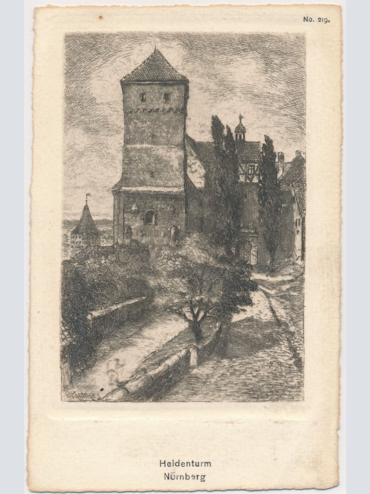 AK, Heidenturm, Nürnberg, Bayern  (S1932)