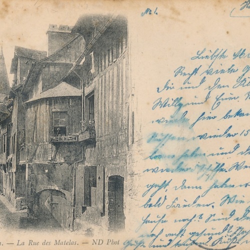 AK, Rouen, La Rue des Matelas, Justizpalast (S1966)