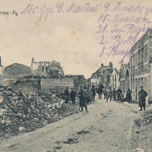 AK, Somme - Py, Frankreich (S1960)