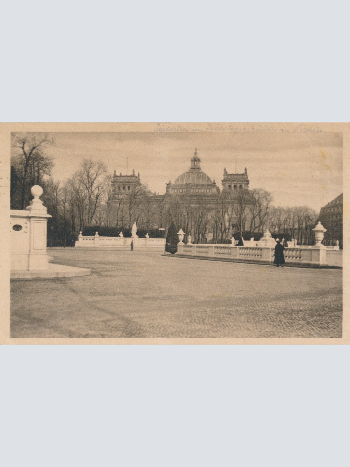 AK, Berlin, Am Tiergarten und Reichstagsgebäude (S1770)