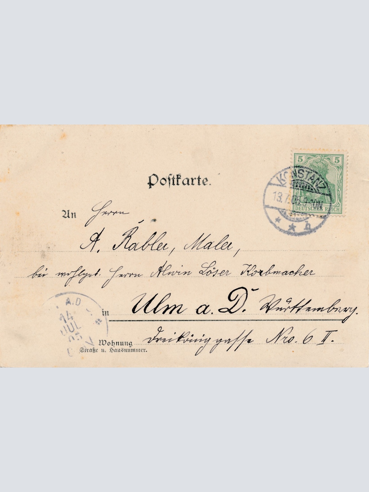 AK aus Constanz das Kaufhaus Baden - Württemberg (6279)