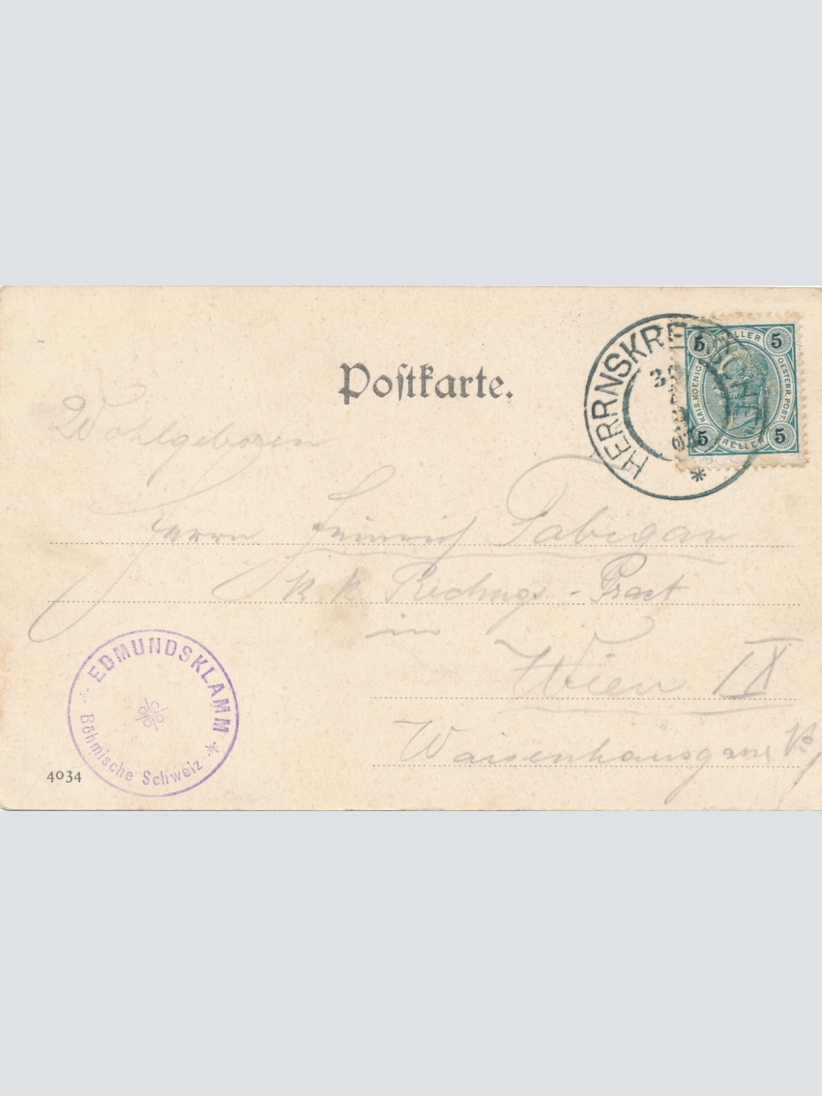 AK, Bootstation, Gruß aus der Edmundsklamm, Tschechien (S1762)