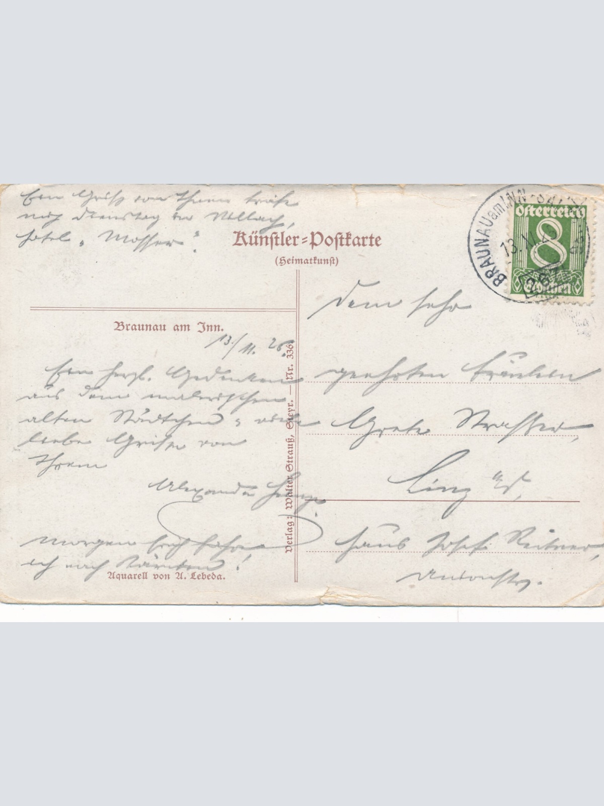 AK aus Braunau am Inn Oberösterreich (6270)