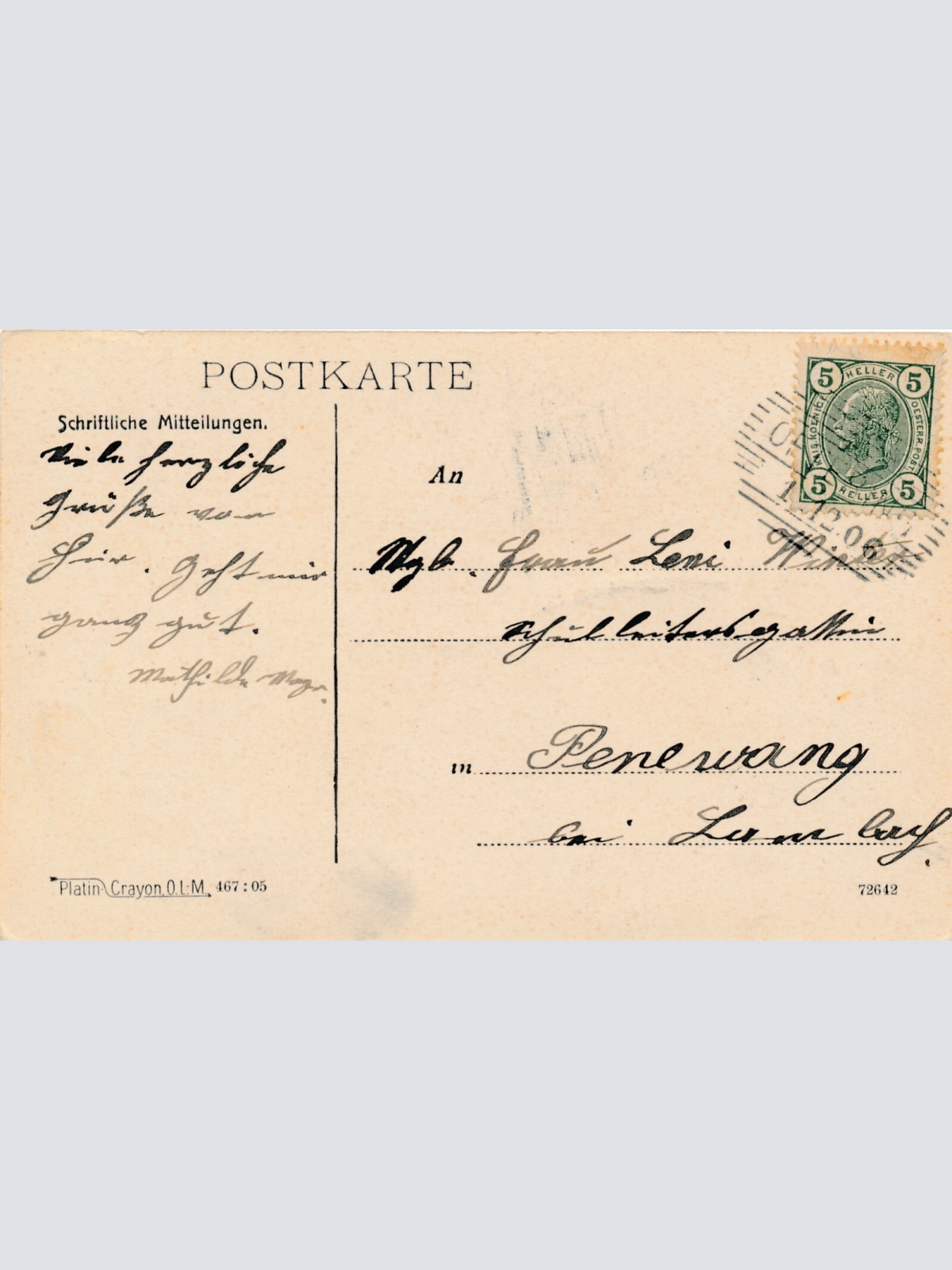 AK vom Schloss Freiling Oberösterreich (6337)